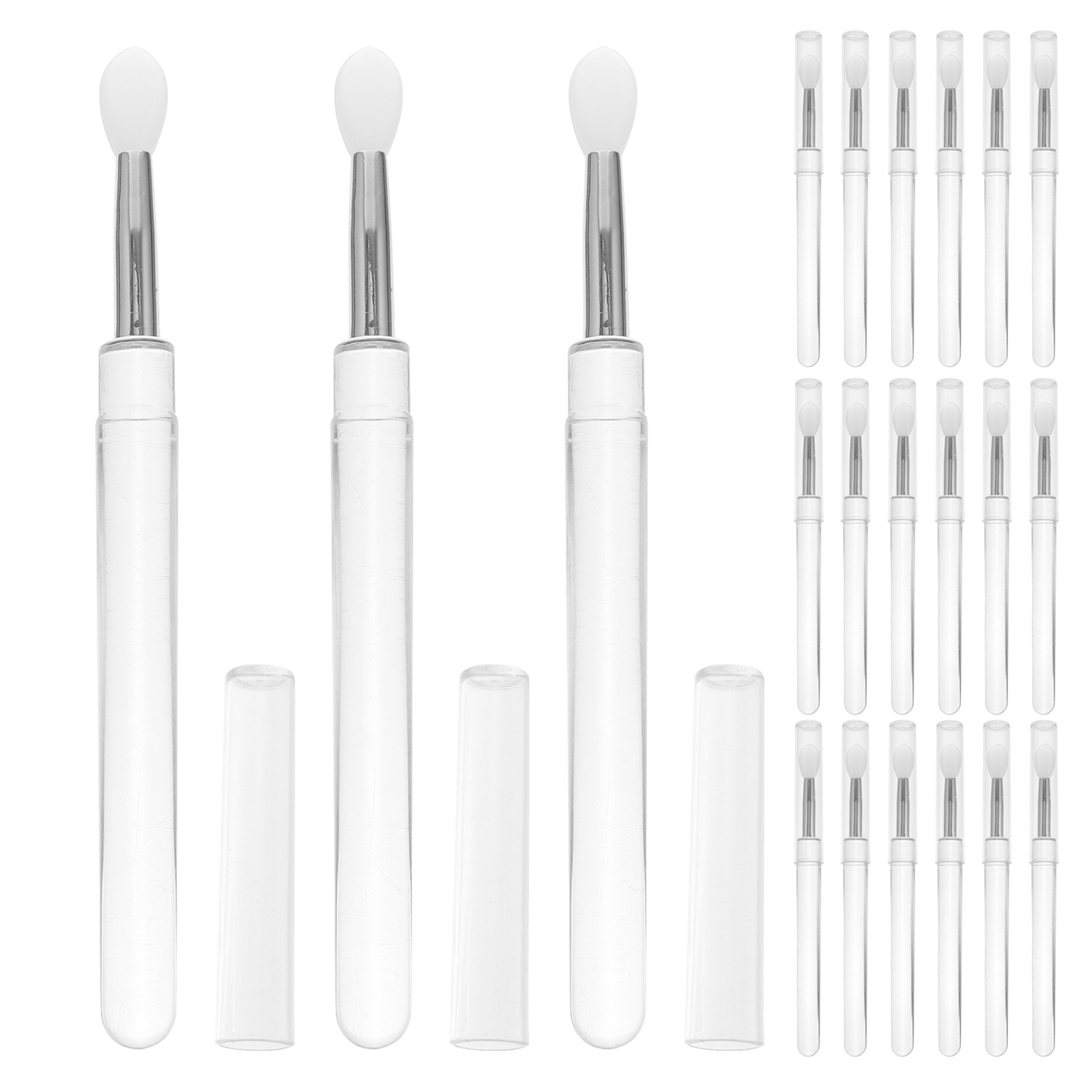 Beauty Makeup Brushes - 30Pcs Silicone Beauty Brush Set Multifunctional