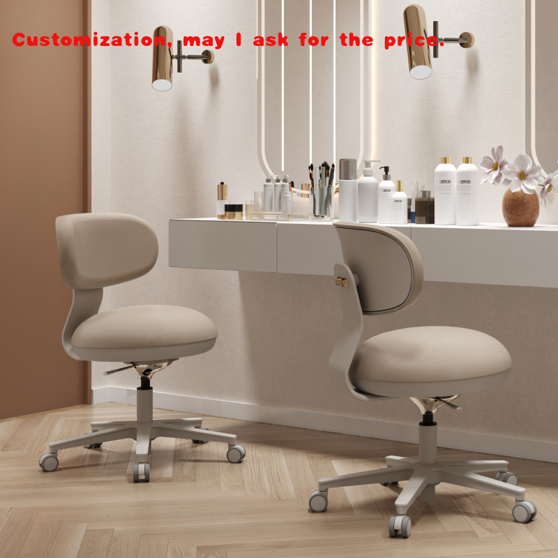 Beauty Makeup Chair - custom.Modern Leather Ergonomic Makeup Beauty Salon