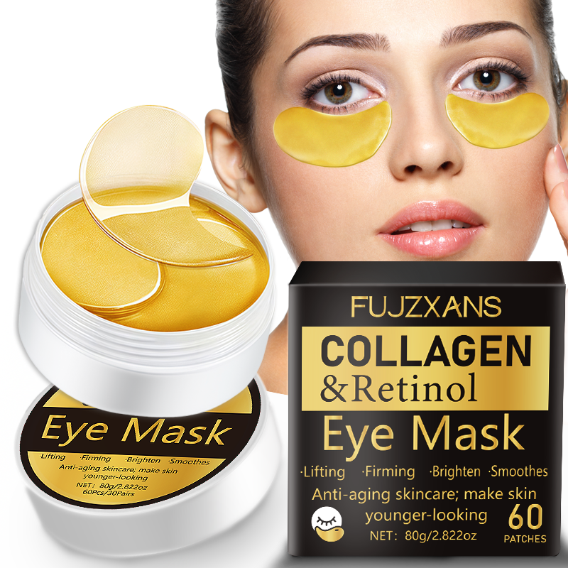 Sheet Face Mask Pack - Collagen Retinol Eye Mask for Dark