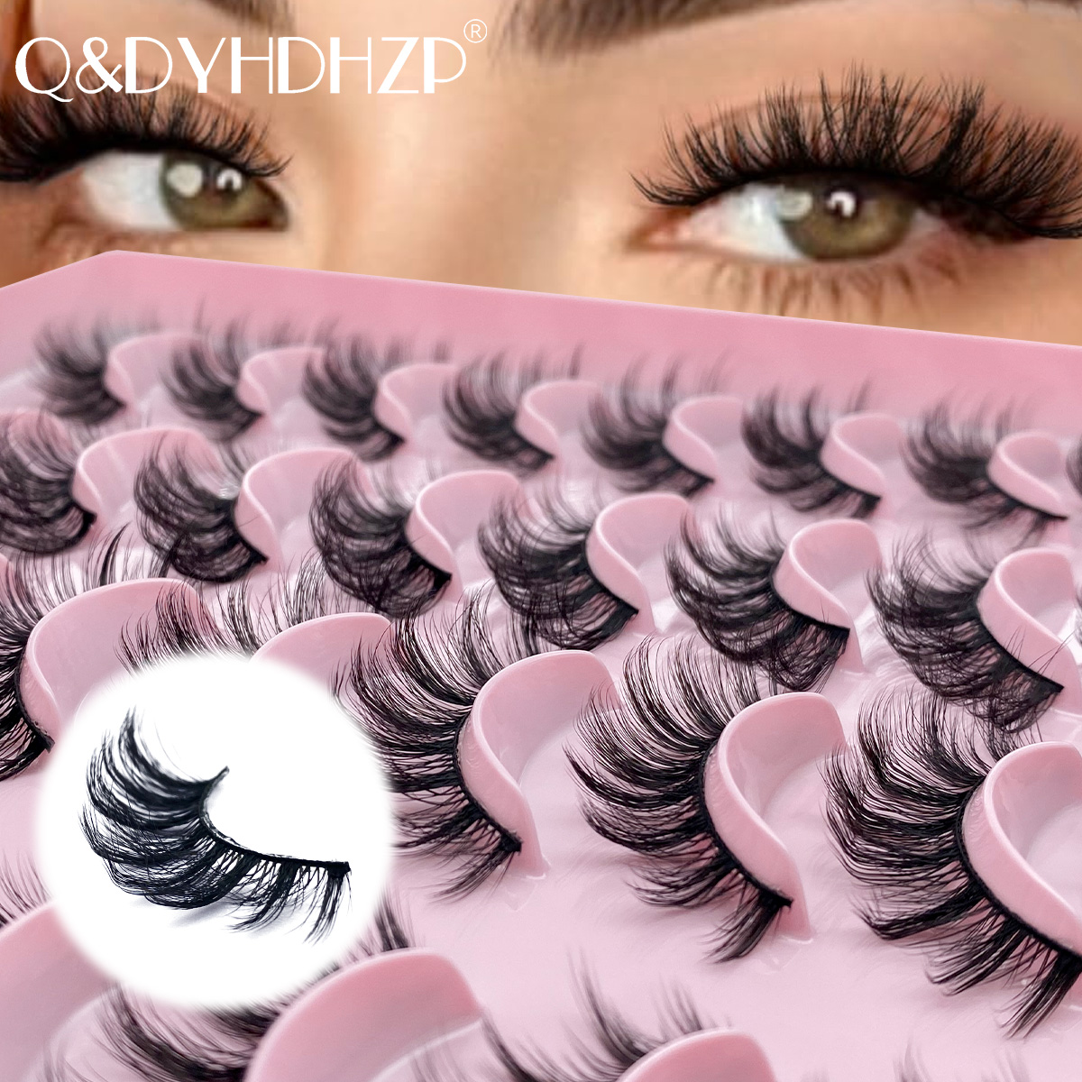 Beauty Full Makeup - Q&DYHDHZP 20 Pairs Russian Curl Fluffy