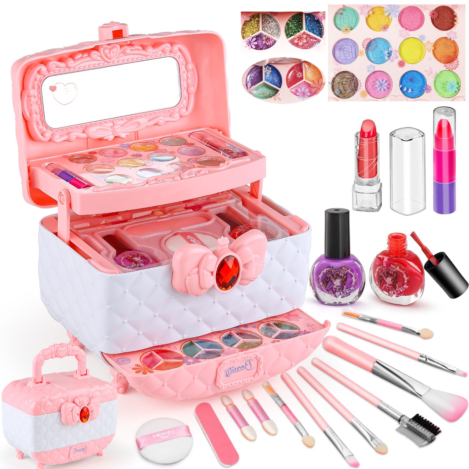 Beauty Y Makeup - Kids Makeup Toy Kit for Girls,
