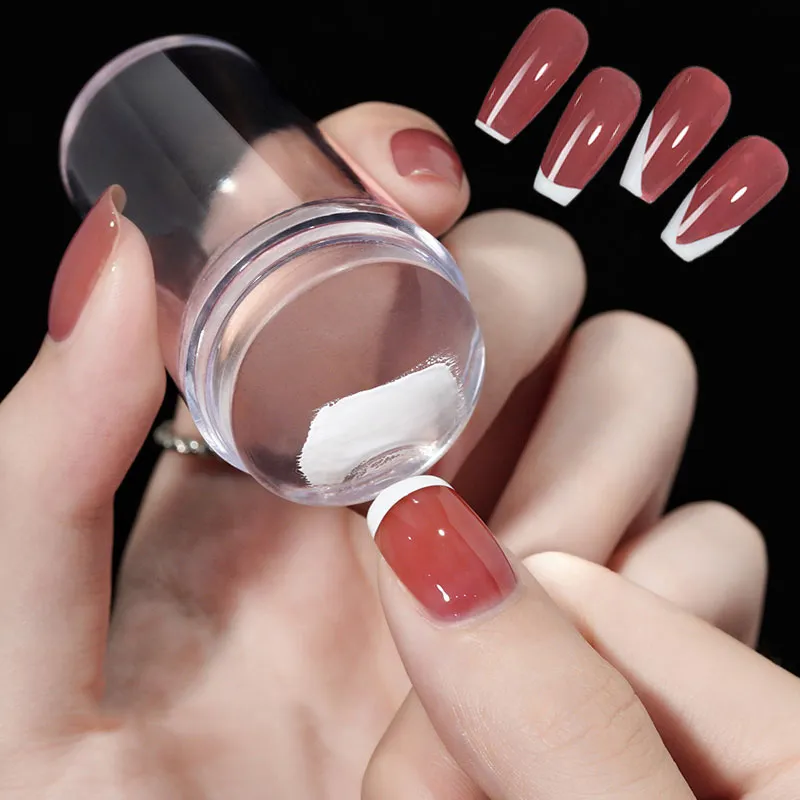 Nail Art Stamping Kit - Nail Stamping Plates Pure Clear Jelly