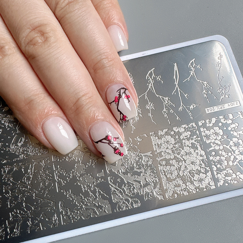 Nail Art Stamping Kit - XMQ STAMPING NAIL ART PLATES FLOWERS
