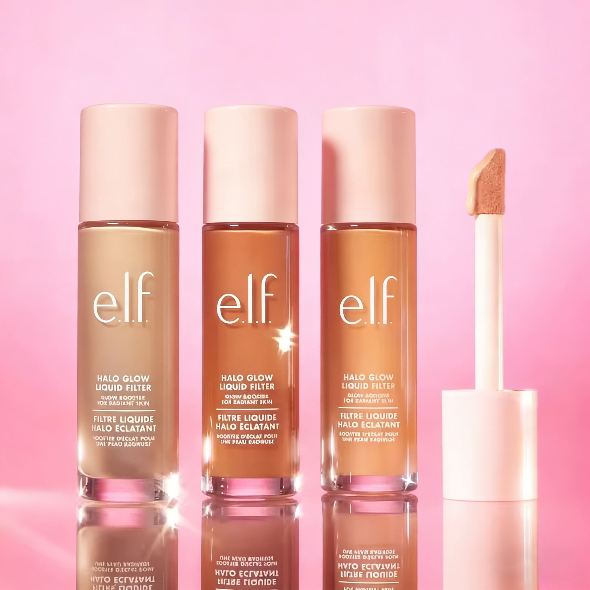 Beauty Makeup Filter - ELF 3 New Shades Halo Glow