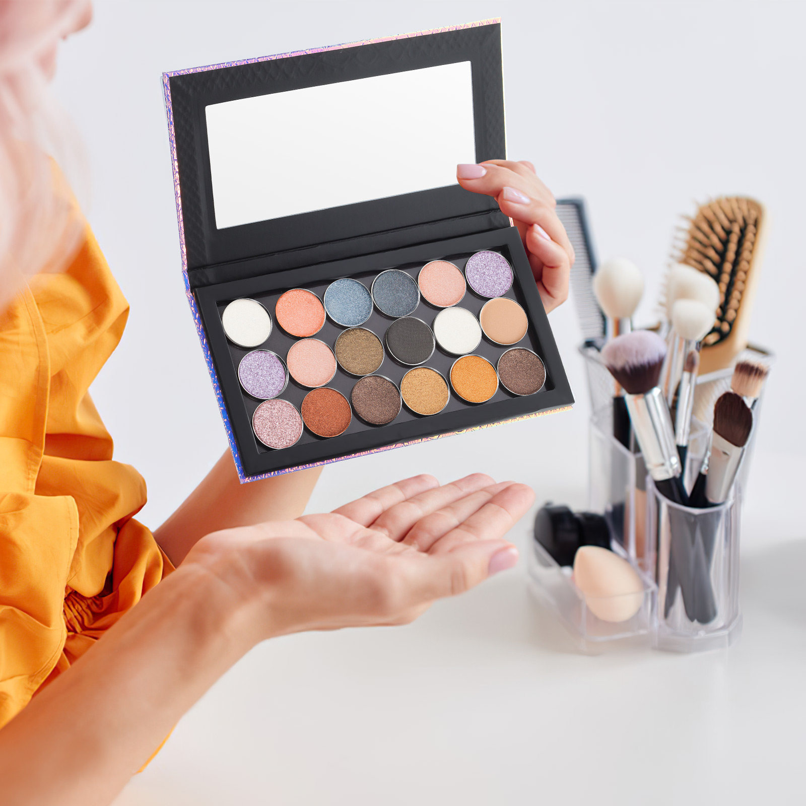 1Set Magnetic Makeup Palette E - Eyeshadow Palette avaliação e preço
