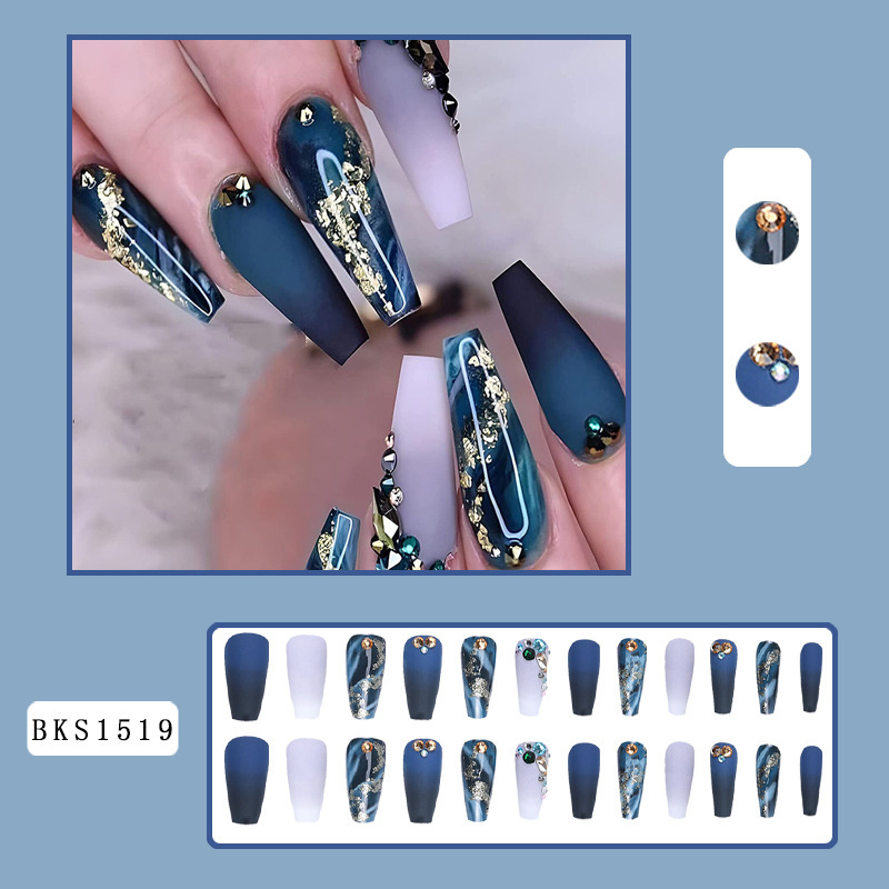 French Tip Press on Nails Long - Nail Extension Tips avaliação e preço