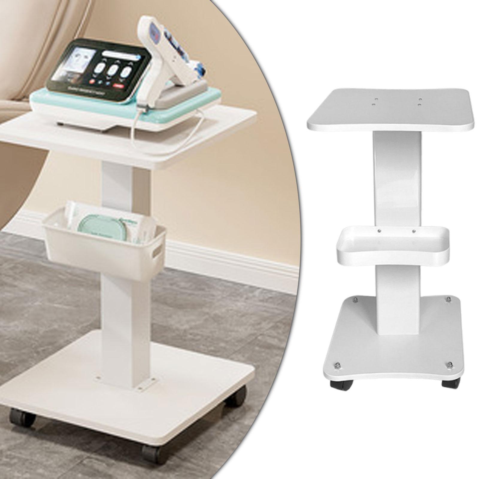 Salon Cart Shelf White 3 Stage - Beauty Lab Makeup avaliação e preço