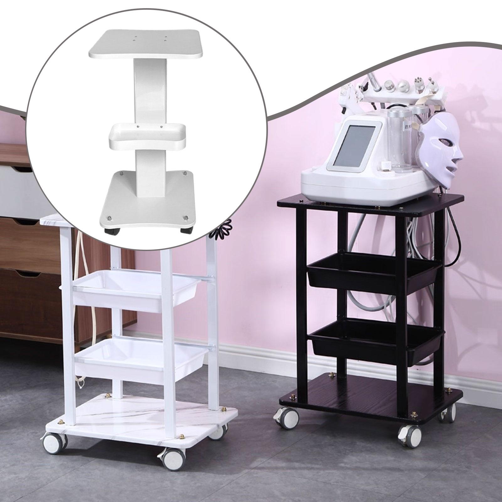 Salon Cart Shelf White 3 Stage - Beauty Lab Makeup avaliação e preço