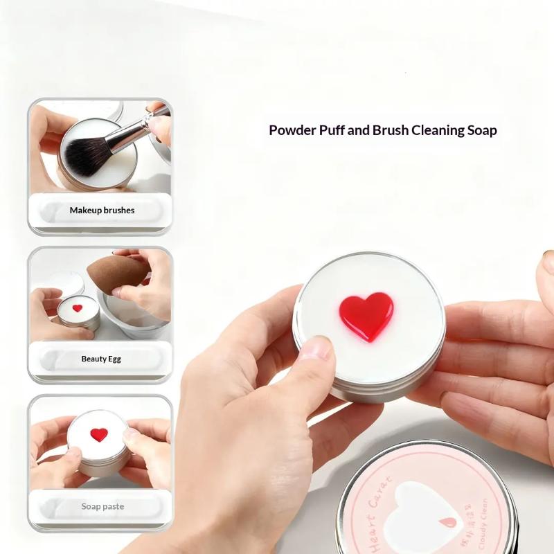 SU Cute Heart Shaped Makeup Br - Beauty Makeup Brushes avaliação e preço