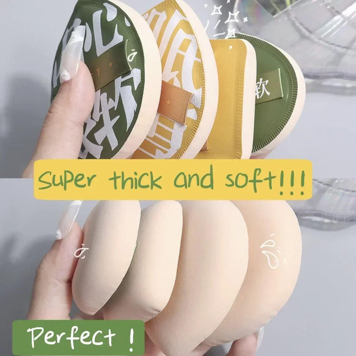 9 PCS  Makeup Sponge Super Sof - Beauty Makeup Deals avaliação e preço