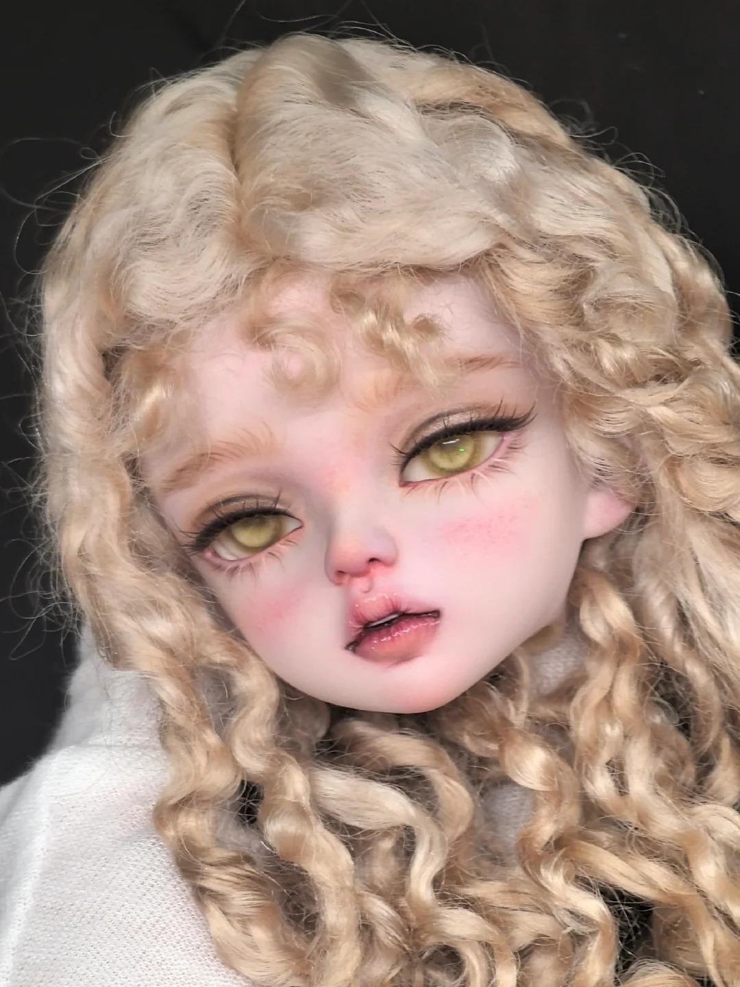 1/4 Scale SD BJD Doll Head -re - Just Beauty Makeup avaliação e preço