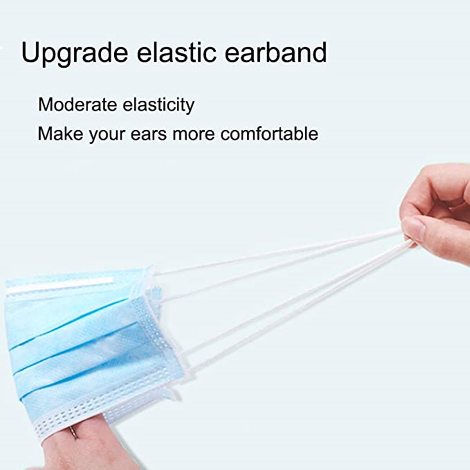 Mask Disposable Non wove 3 Lay - Sheet Face Mask Pack avaliação e preço
