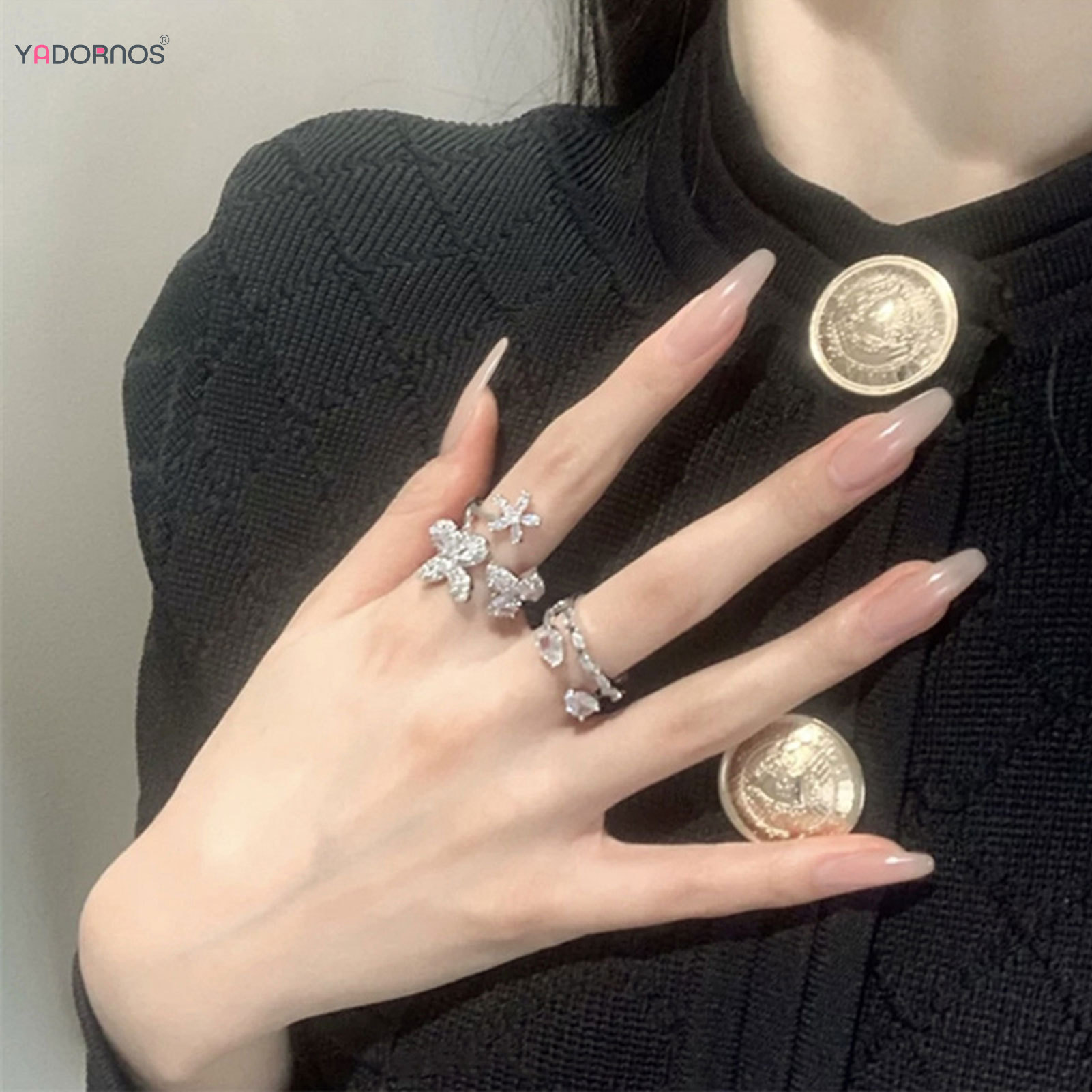 Nude Color Long Ballet Fake Na - Nail Extension Tips avaliação e preço