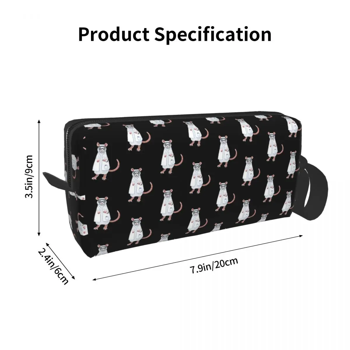 Lab Rat Makeup Bag Cosmetic Or - Beauty Lab Makeup avaliação e preço