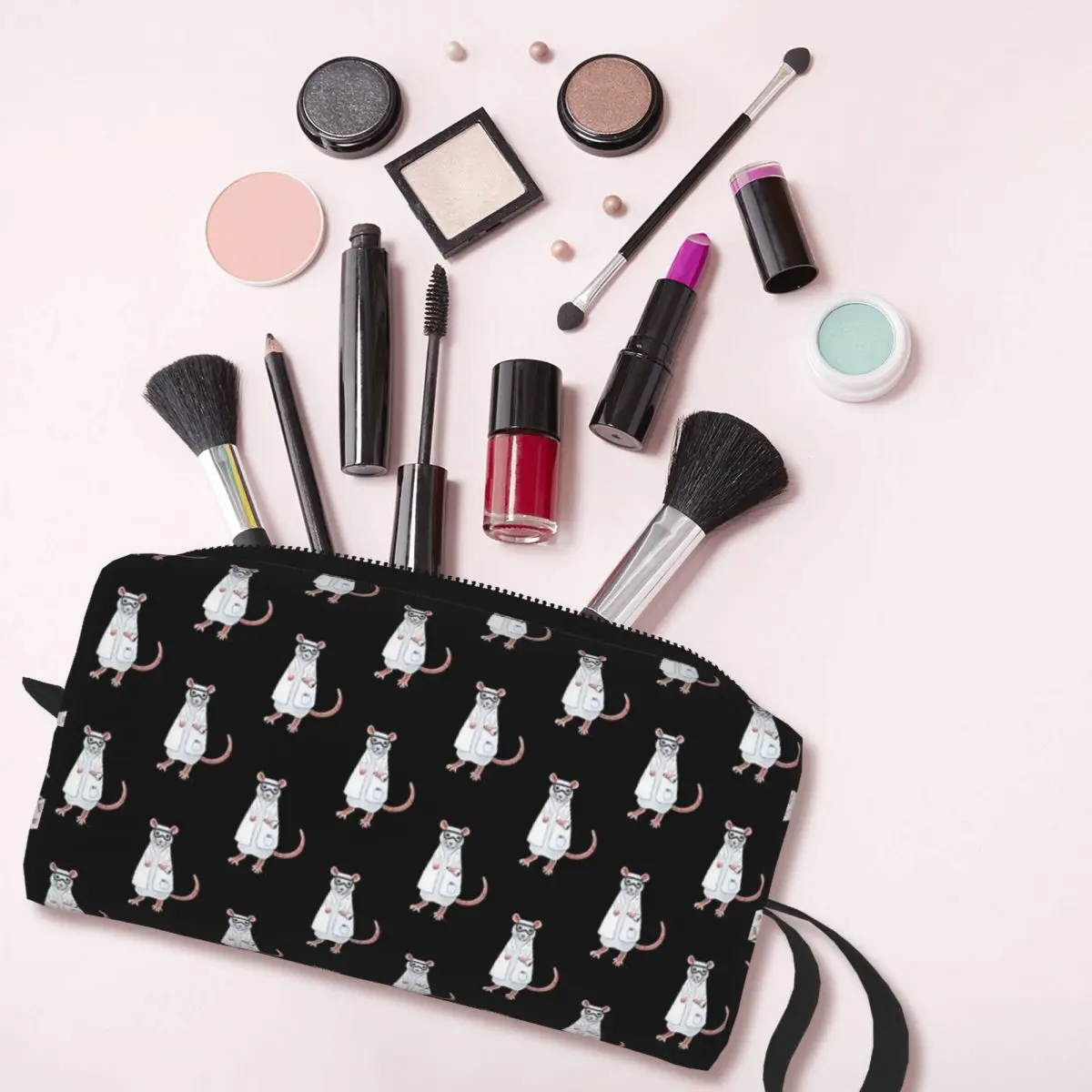 Lab Rat Makeup Bag Cosmetic Or - Beauty Lab Makeup avaliação e preço