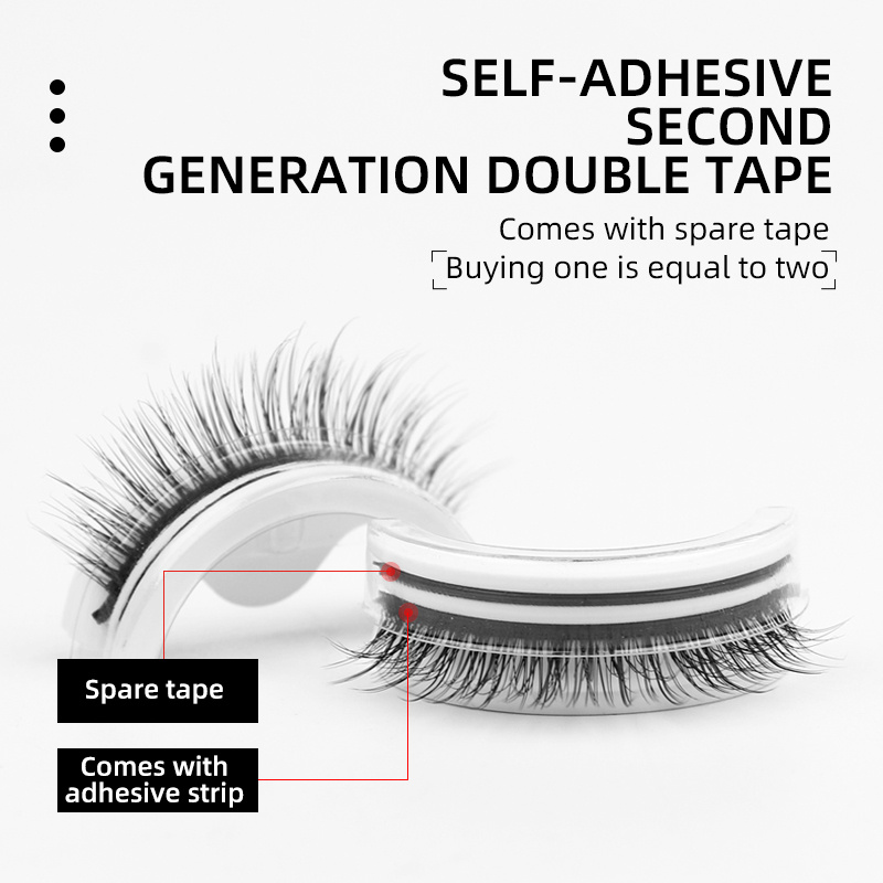 3D False Eyelashes Self-Adhesi - Beauty Full Makeup avaliação e preço
