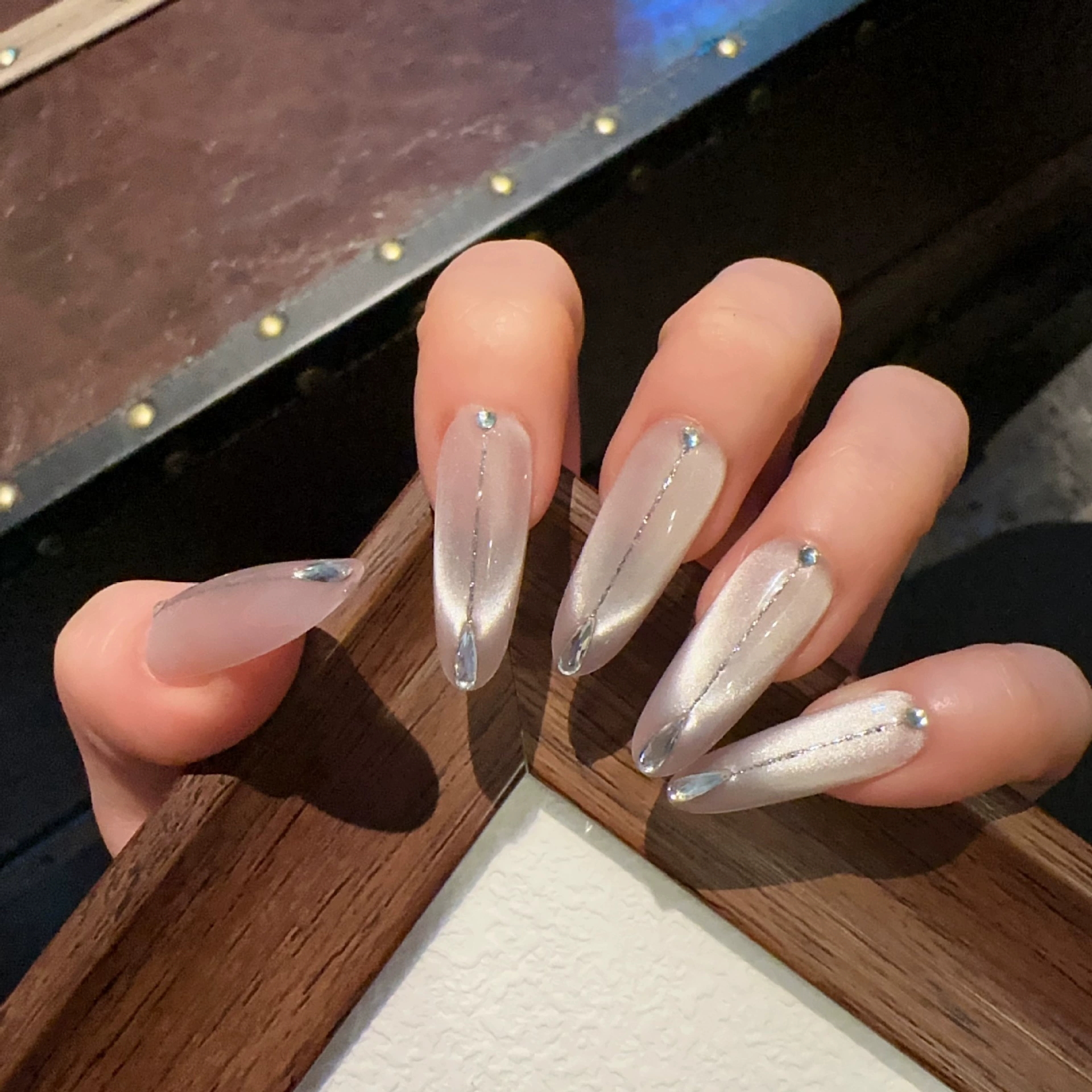 10pcs/bag Long Oval Handmade P - Nail Extension Tips avaliação e preço