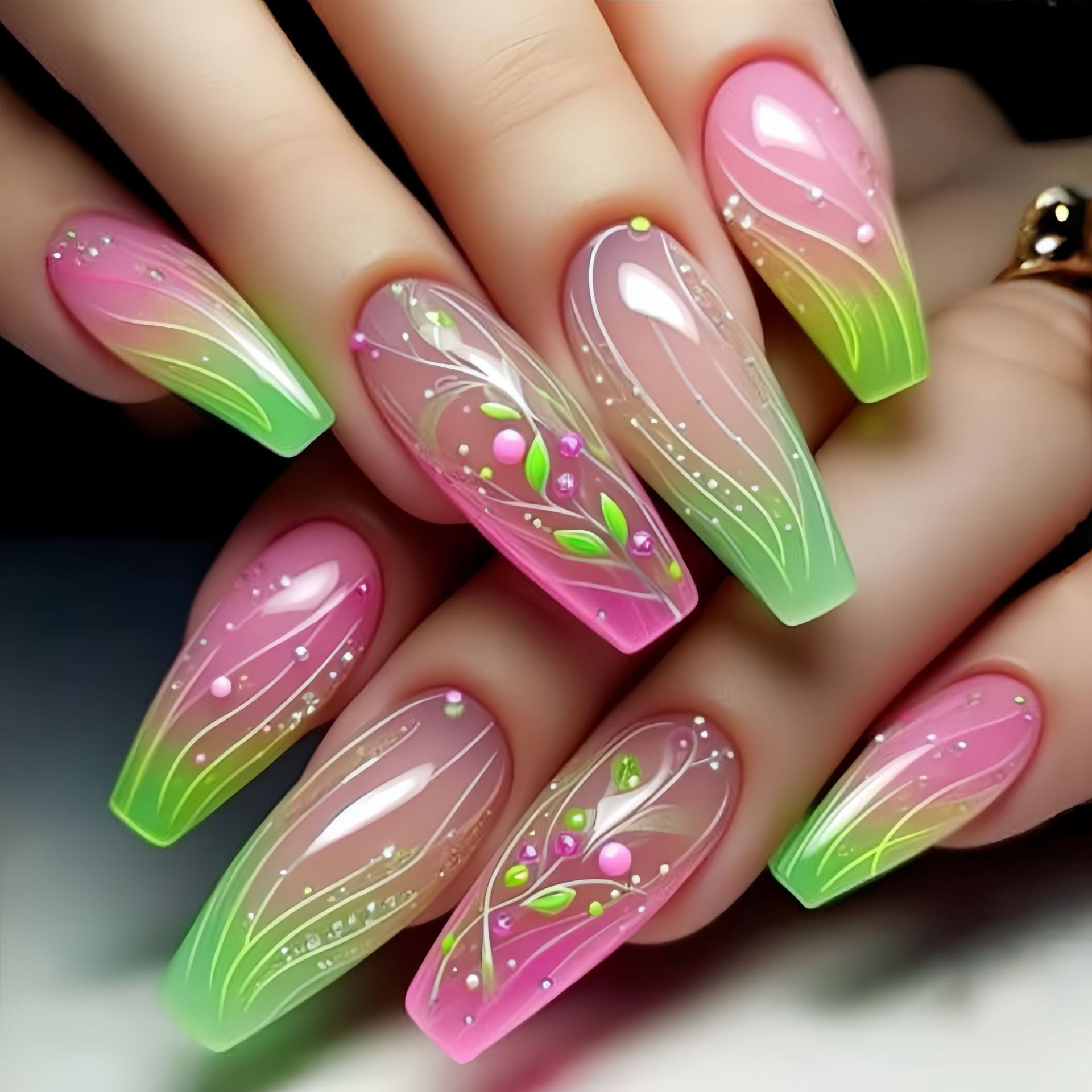 Short Medium long fake nails f - Nail Extension Tips avaliação e preço