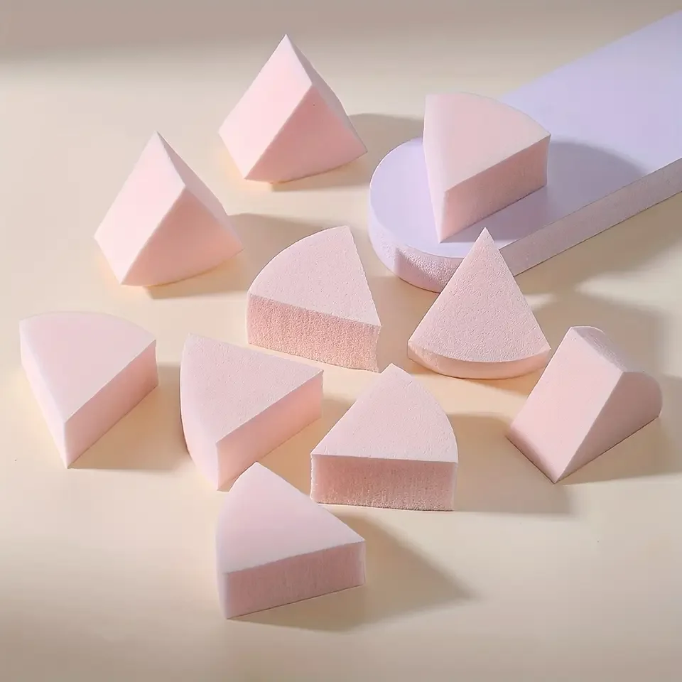 50pcs Triangle Makeup Blender  - Beauty Full Makeup avaliação e preço