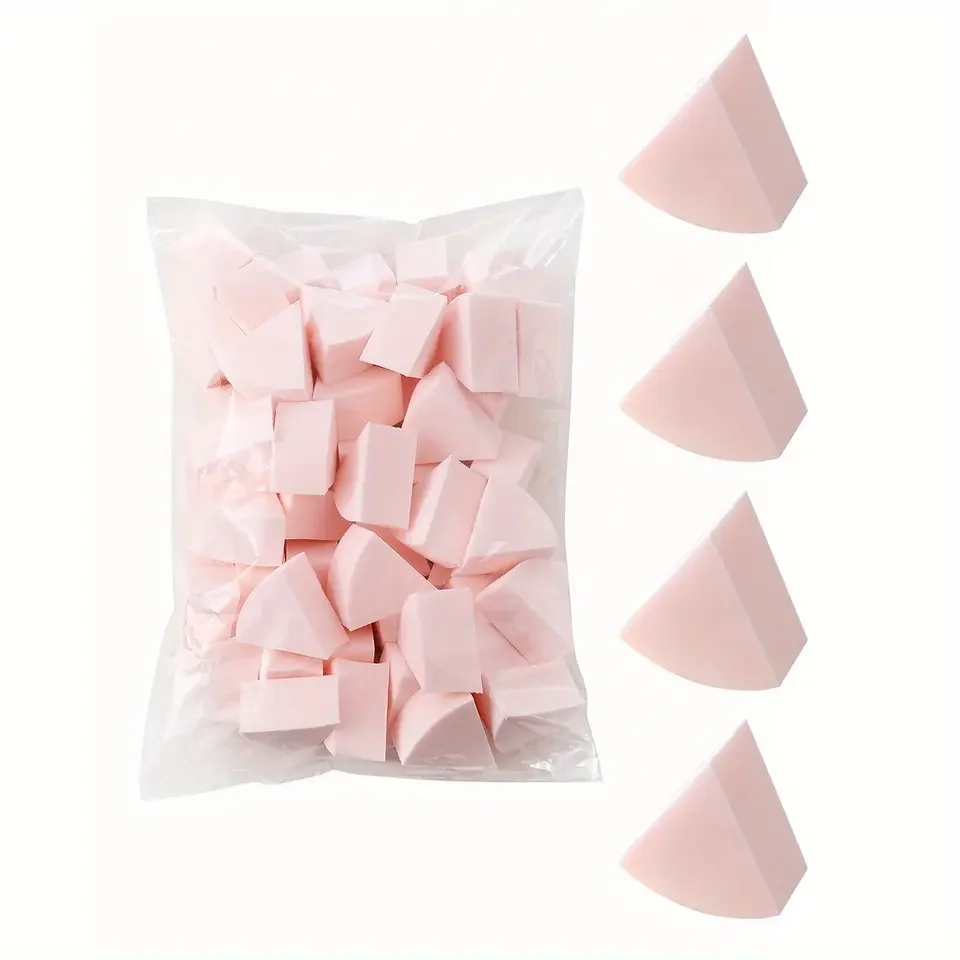 50pcs Triangle Makeup Blender  - Beauty Full Makeup avaliação e preço