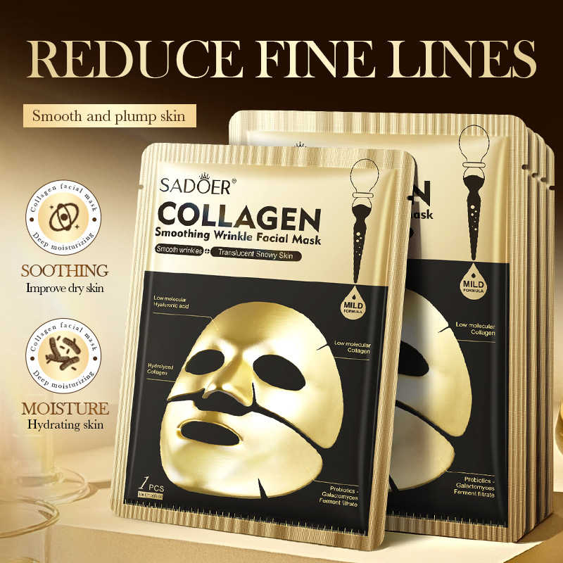 SADOER Golden Collagen Facial  - Sheet Face Mask Pack avaliação e preço