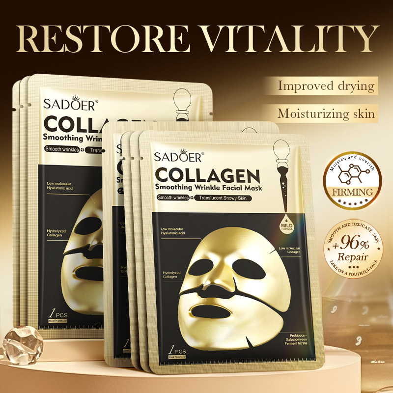 SADOER Golden Collagen Facial  - Sheet Face Mask Pack avaliação e preço
