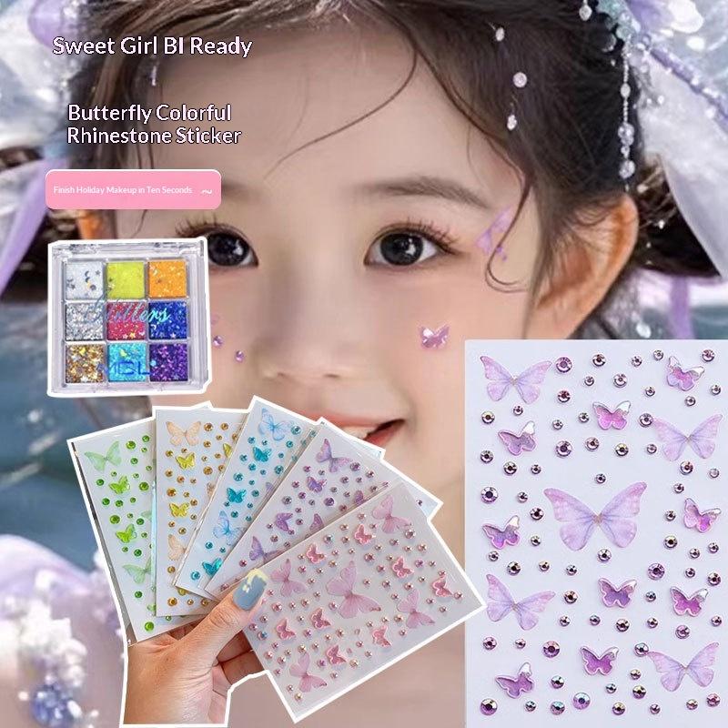 Face Painting Stickers For Kid - Eyeshadow Palette avaliação e preço