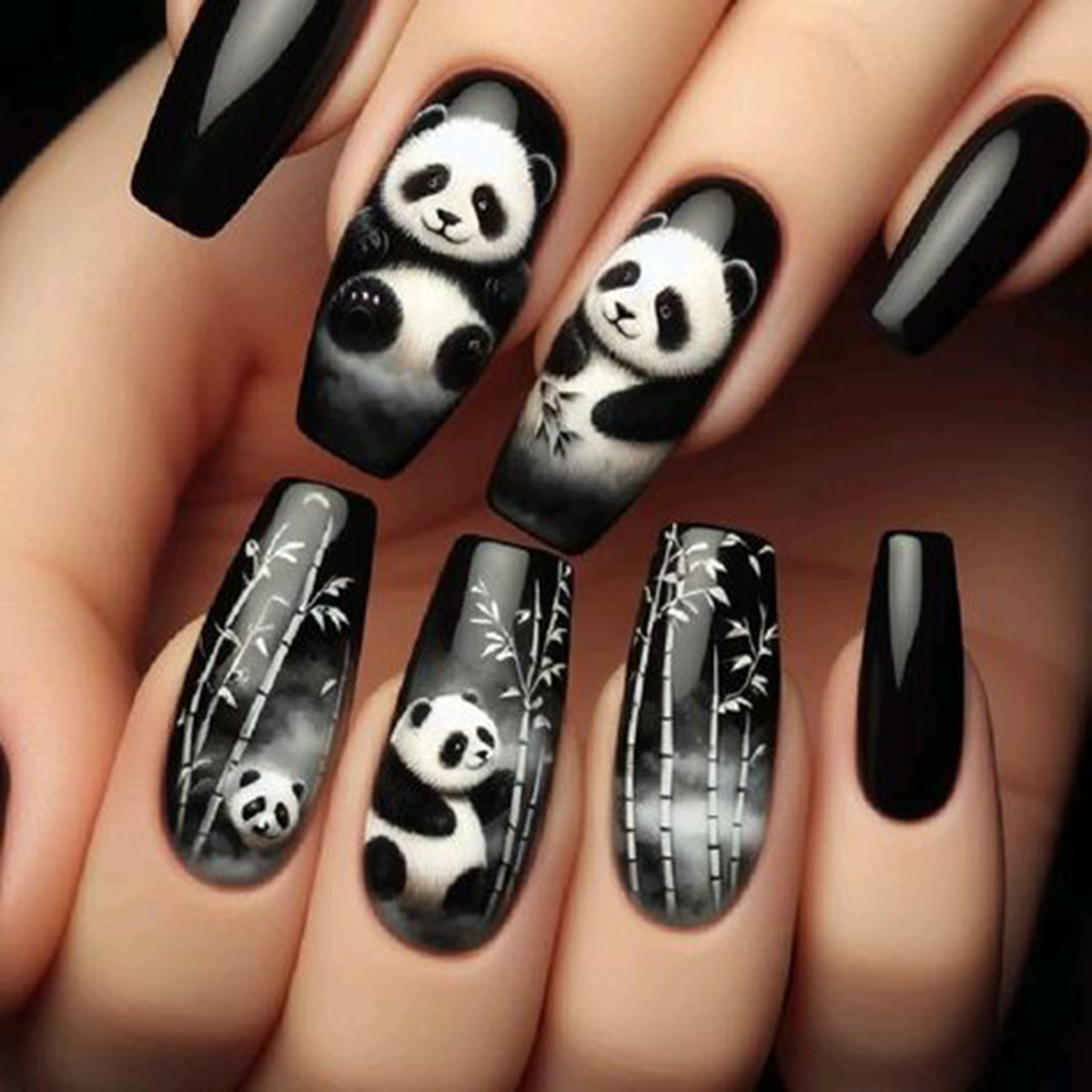 24pcs/set short Medium Long fa - Nail Extension Tips avaliação e preço