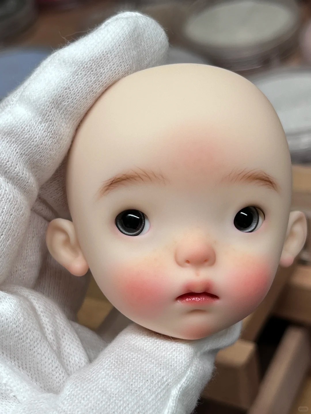 1/6 Scale SD BJD Doll Head - d - Just Beauty Makeup avaliação e preço