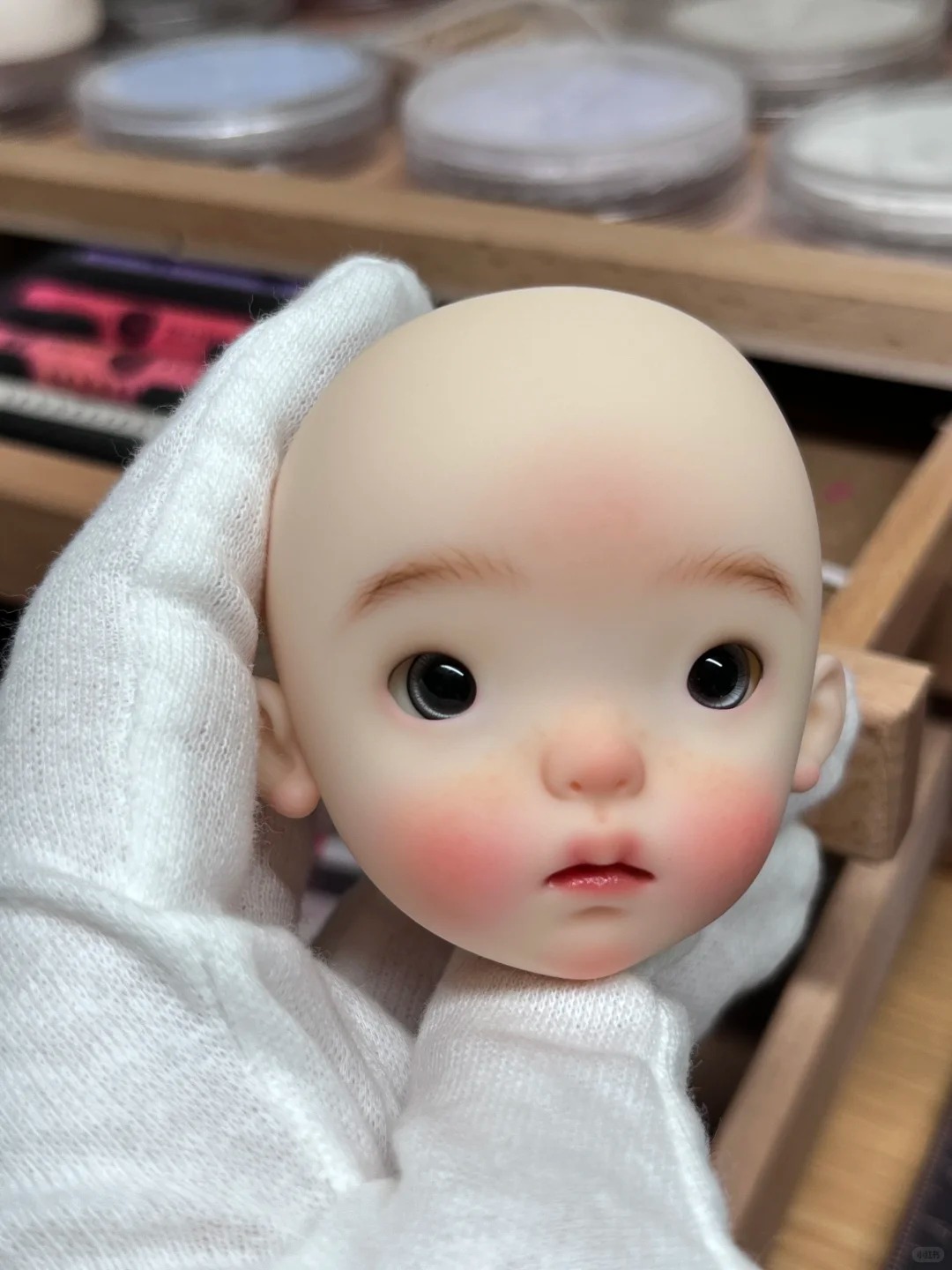 1/6 Scale SD BJD Doll Head - d - Just Beauty Makeup avaliação e preço