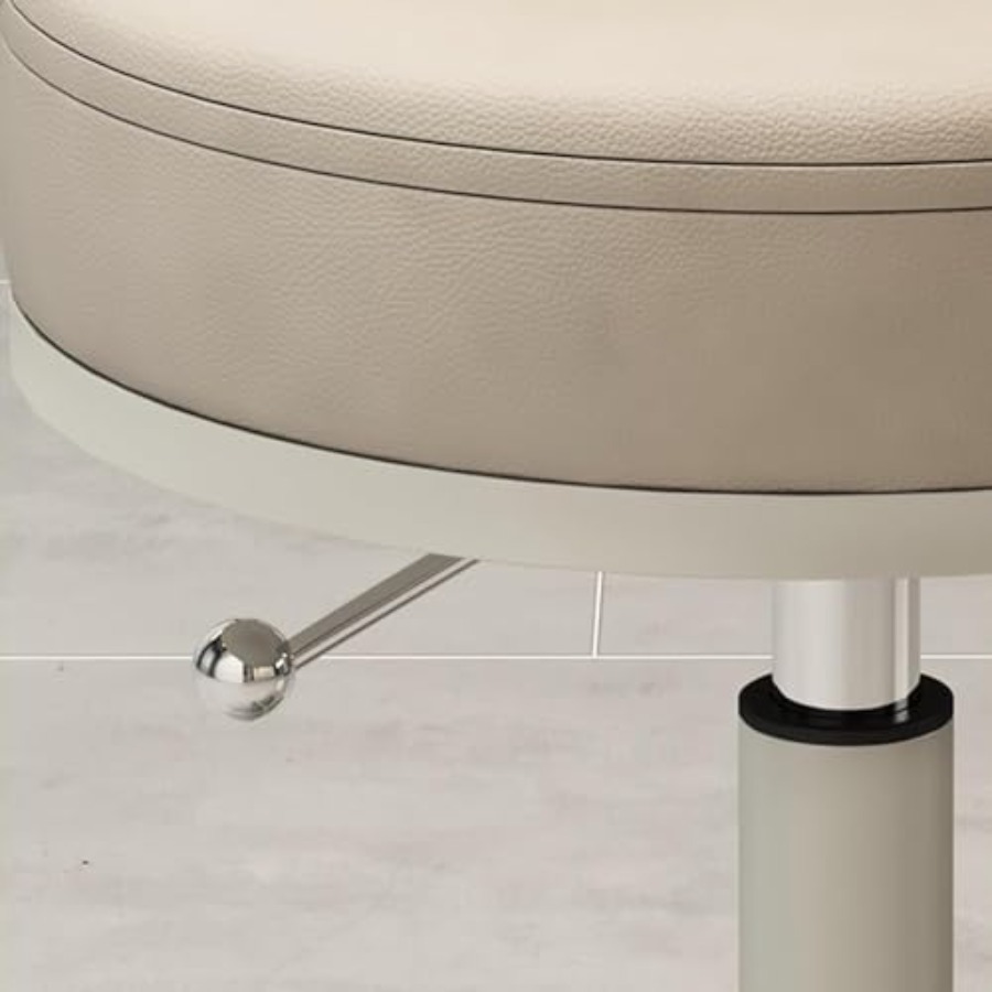 Round Swivel Stool, Modern Bea - Beauty Lab Makeup avaliação e preço