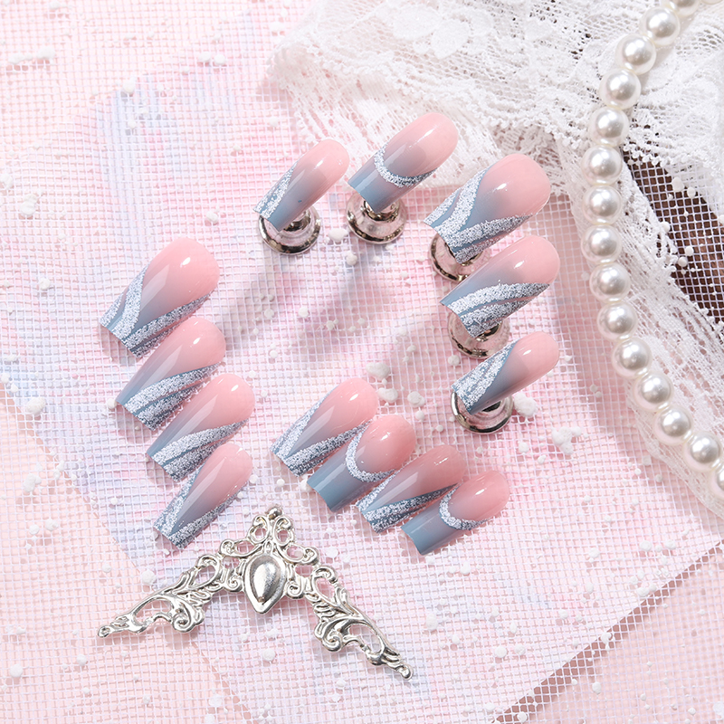 24PCS French Minimalist Stripe - Nail Extension Tips avaliação e preço