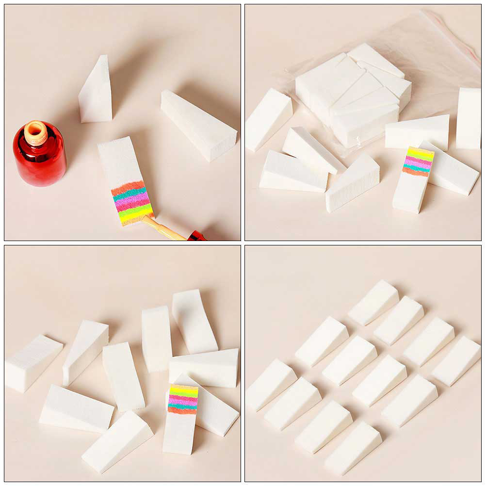30Pcs High Grade Triangle Spon - Nail Art Stamping Kit avaliação e preço