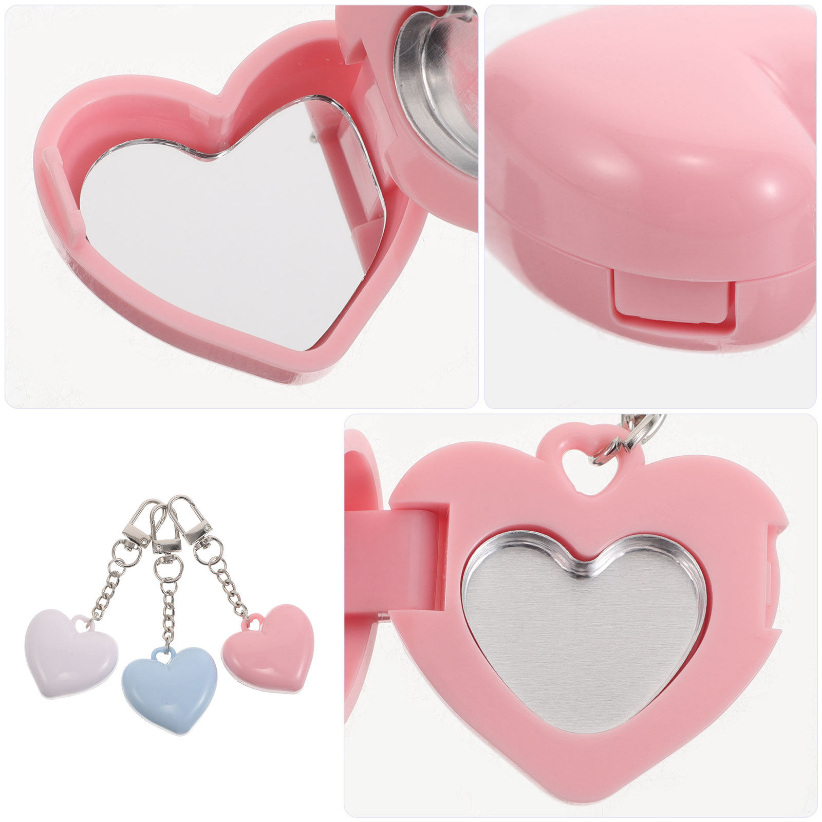 3Pcs Empty Heart Shape Eyeshad - Eyeshadow Palette avaliação e preço