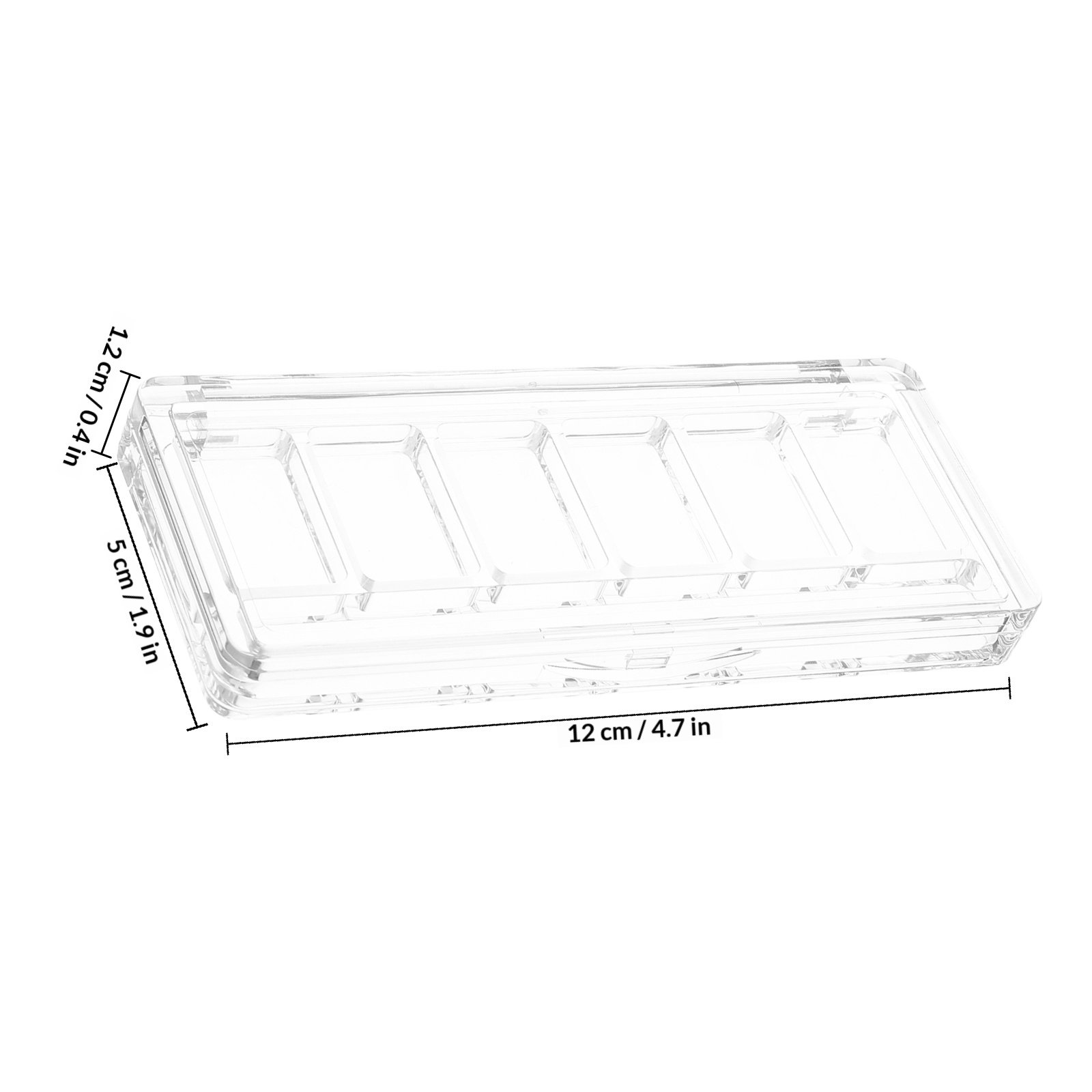 Empty Clear Plastic Eyeshadow  - Eyeshadow Palette avaliação e preço