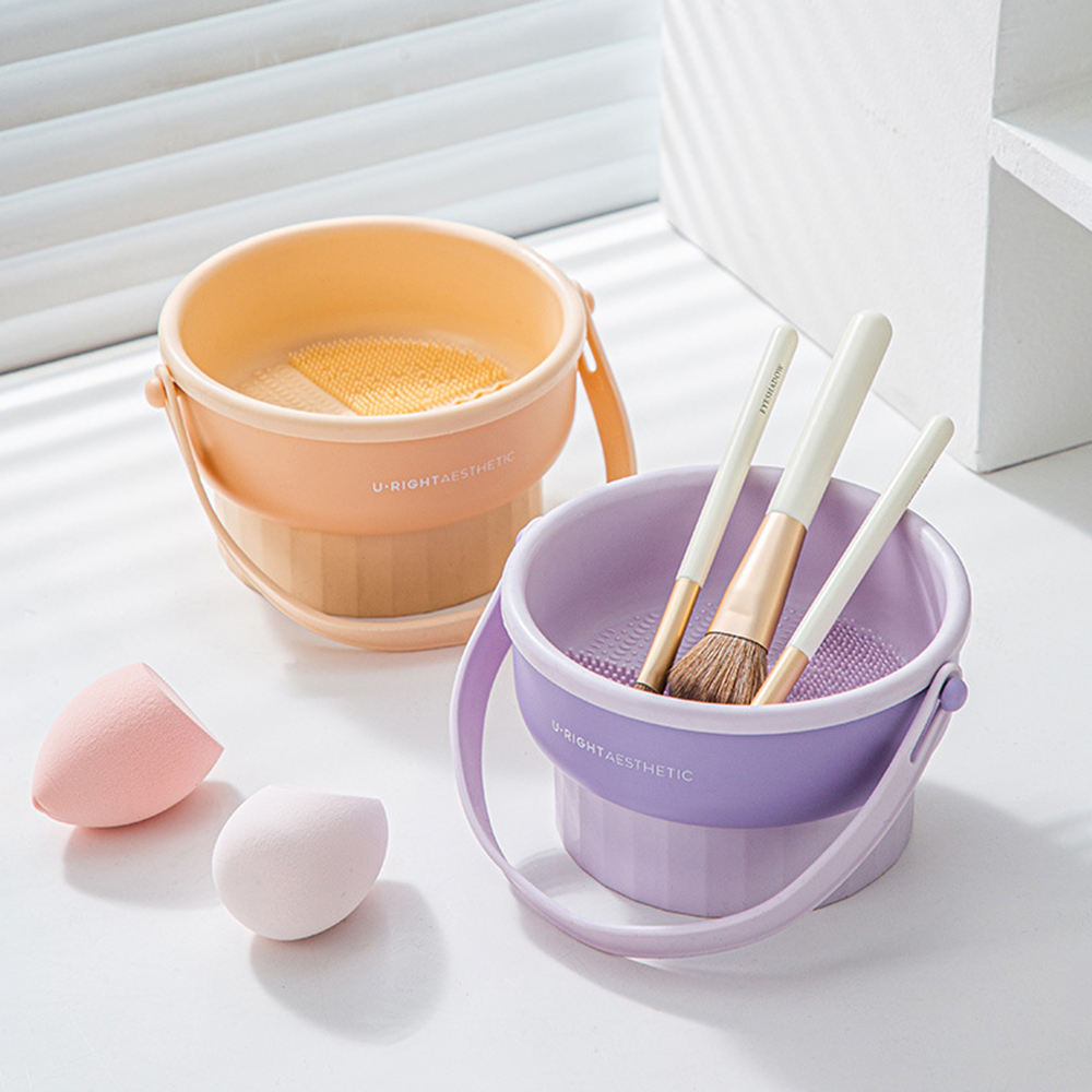 Makeup Brush Cleaning Bucket W - Beauty Makeup Brushes avaliação e preço