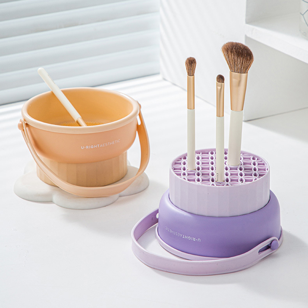 Makeup Brush Cleaning Bucket W - Beauty Makeup Brushes avaliação e preço