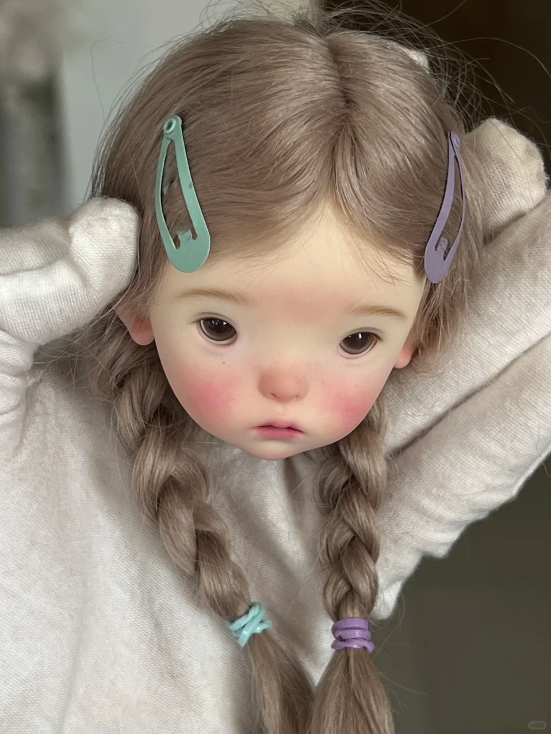 SD BJD Doll 1/6 Landoudou Head - Just Beauty Makeup avaliação e preço