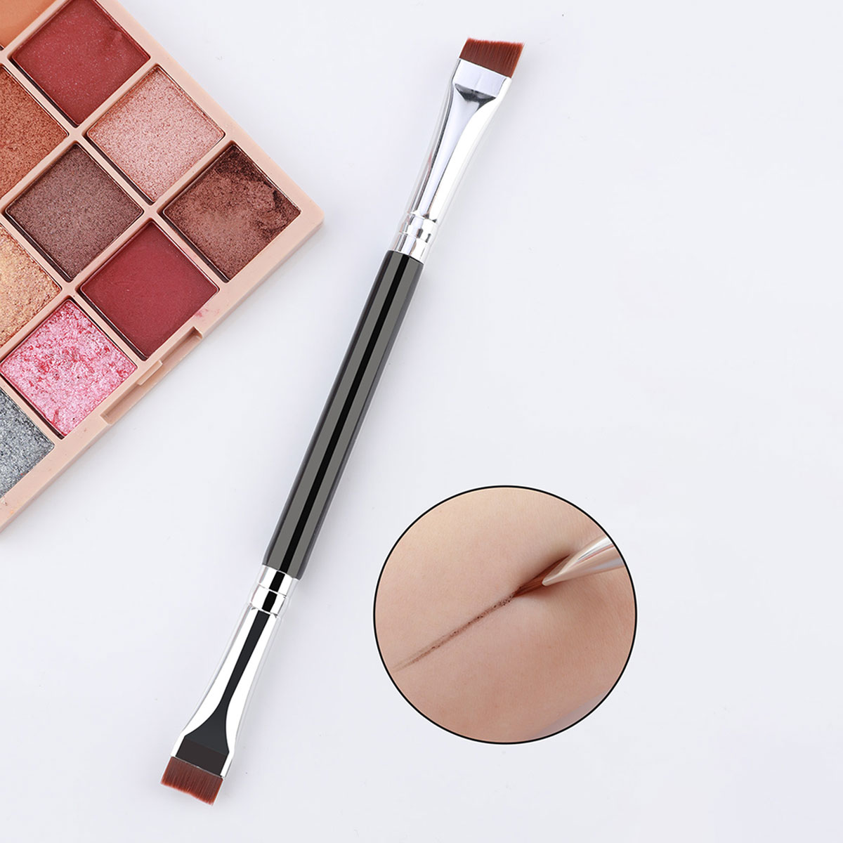 1 double head blade brush, eye - Beauty Full Makeup avaliação e preço