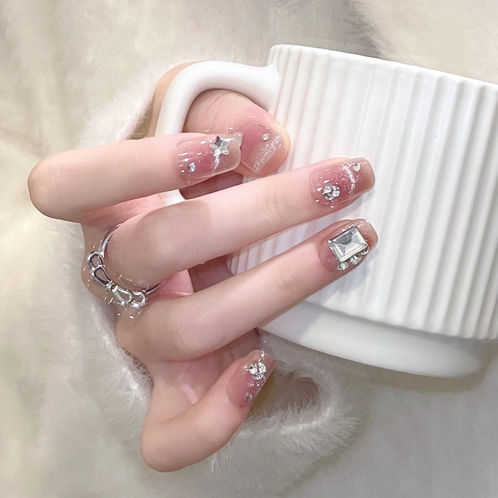 10Pcs Wearable Reuse Finished  - Nail Extension Tips avaliação e preço