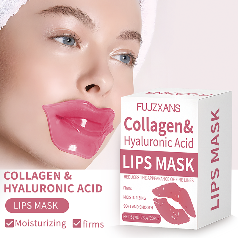 20Pcs/Box Pink Lips Masks Shee - Sheet Face Mask Pack avaliação e preço