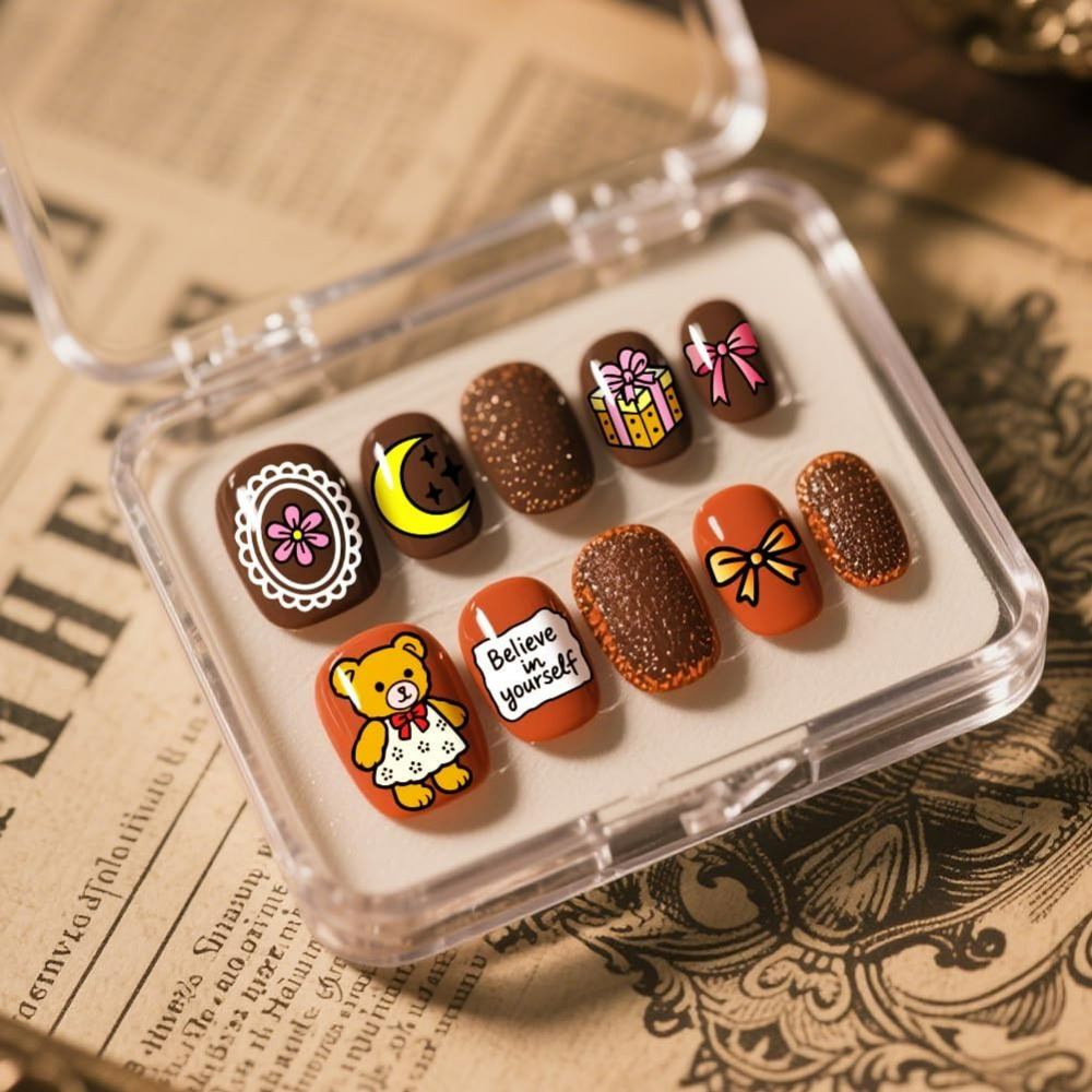 3pcs Cute Bear Nail Stamping P - Nail Art Stamping Kit avaliação e preço