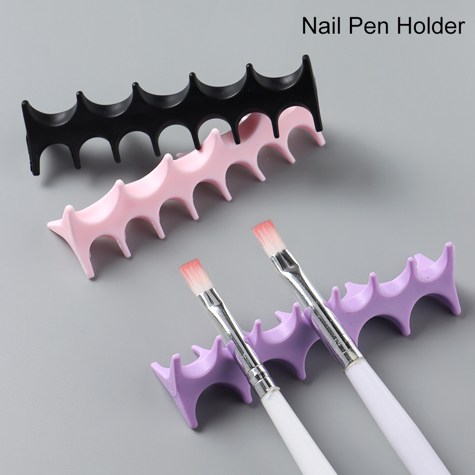 Soft Silicone Nail Pen Holder  - Beauty Full Makeup avaliação e preço