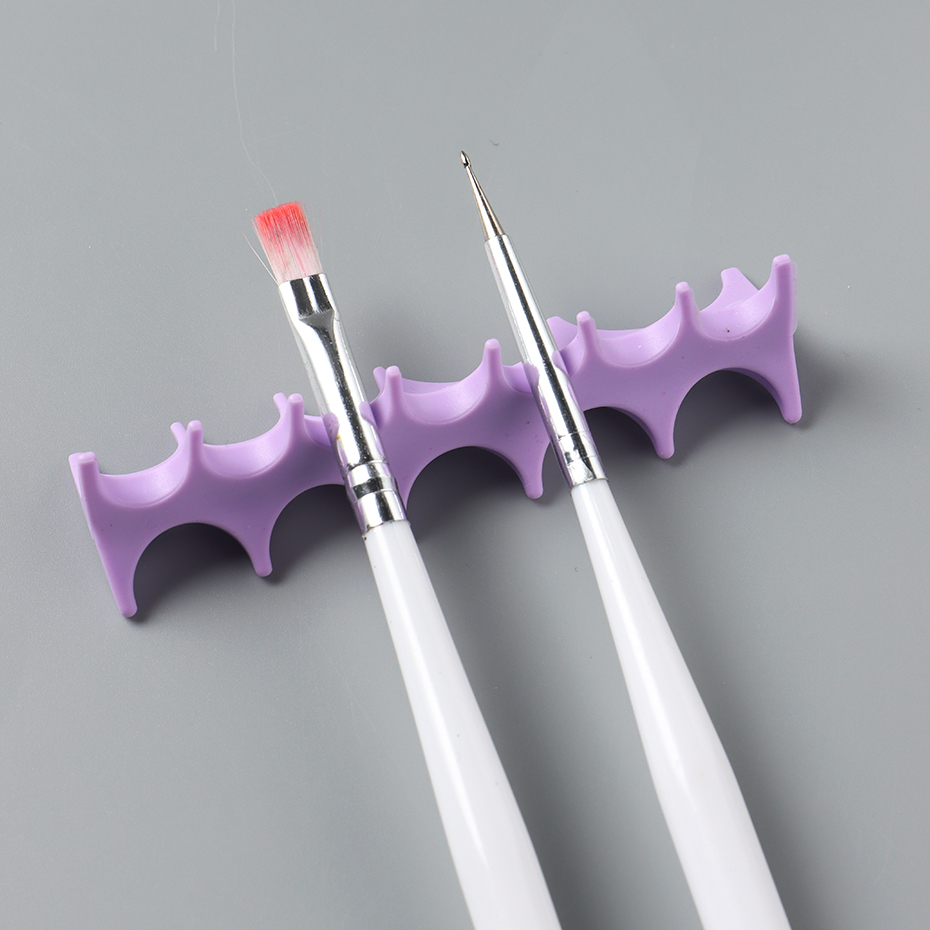 Soft Silicone Nail Pen Holder  - Beauty Full Makeup avaliação e preço