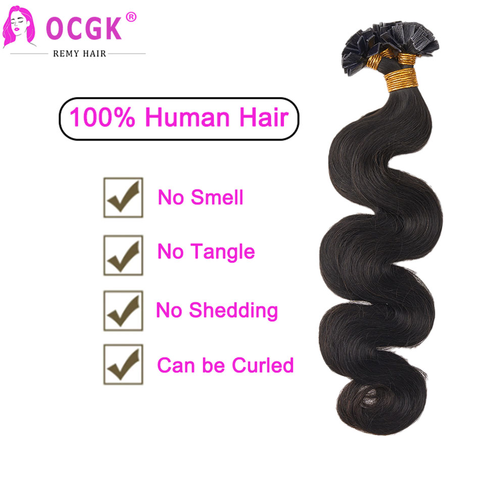 OCGK Body Wave Nail Flat Tip H - Nail Extension Tips avaliação e preço