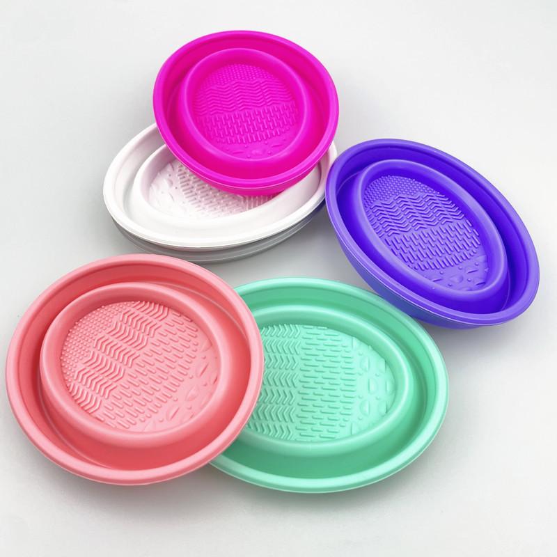Cleaner Folding Powder Soft Si - Beauty Makeup Brushes avaliação e preço
