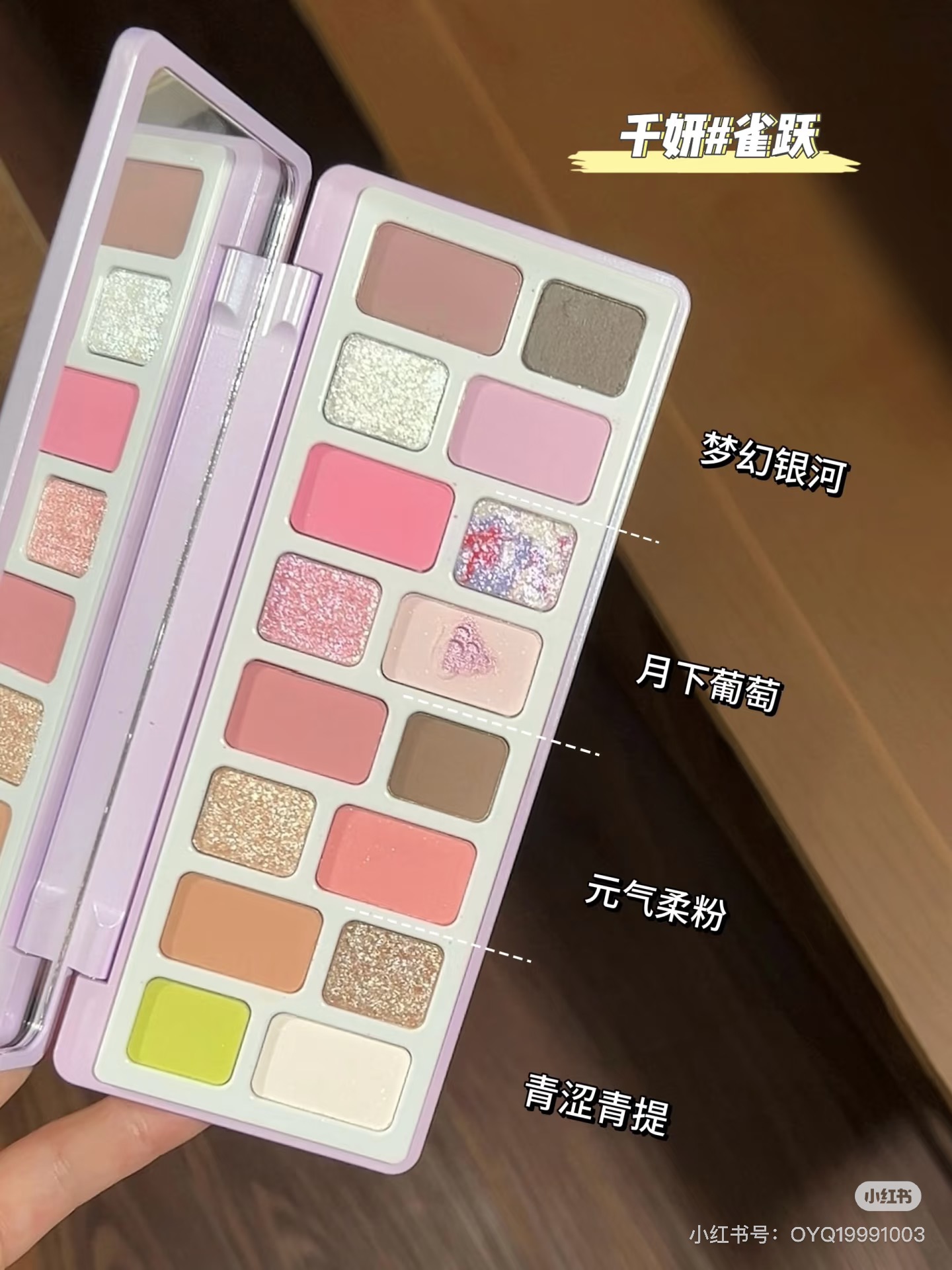 Cheeryep QianYan 16 Colors Eye - Eyeshadow Palette avaliação e preço