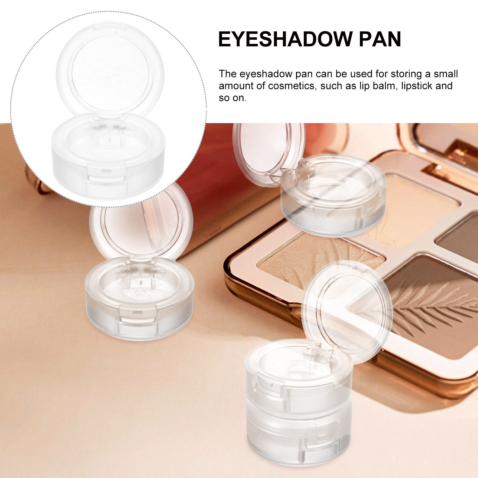 4Pcs Eyeshadow Pans Plastic Pa - Eyeshadow Palette avaliação e preço