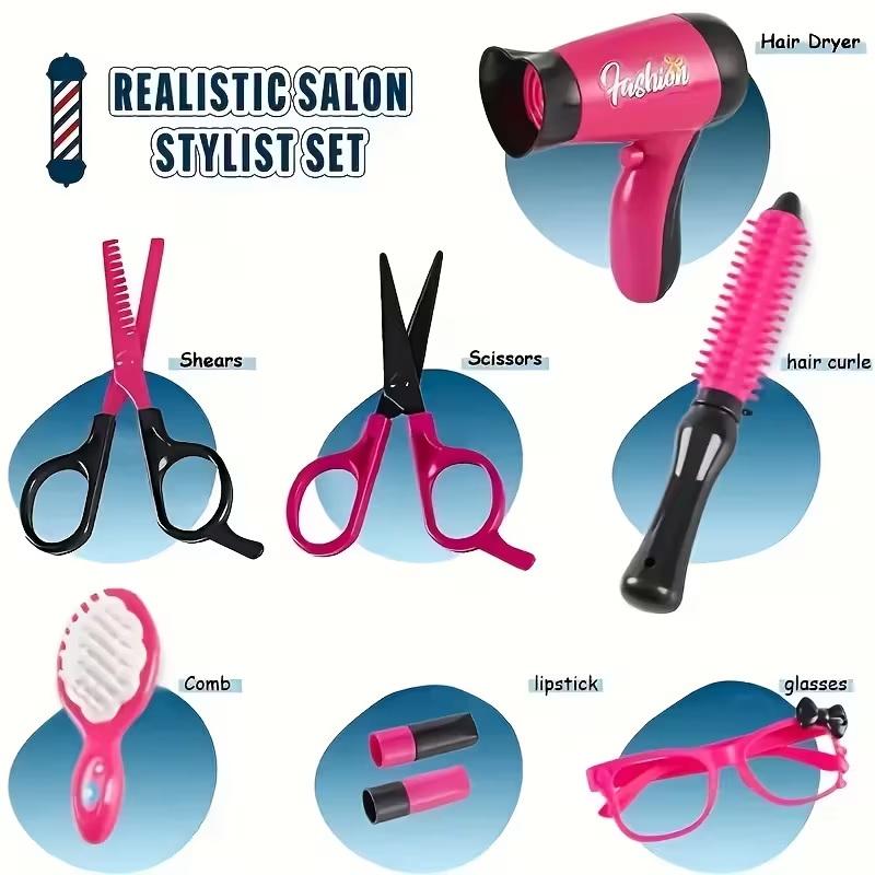 17Pcs Girls Beauty Salon Set M - Beauty Y Makeup avaliação e preço