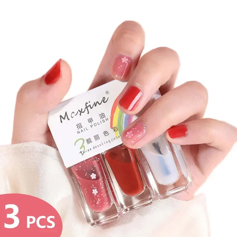 3 PCS Nail Gel Set semi-perman - Nail Art Stamping Kit avaliação e preço
